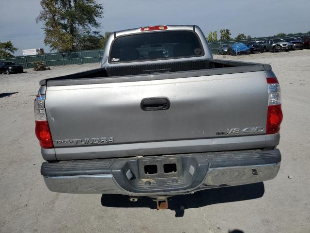 5TBDT44185S482586 - 2005 TOYOTA TUNDRA DOUBLE CAB SR5 SILVER photo 6