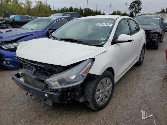 3KPA24AB9KE160250 - 2019 KIA RIO S WHITE photo 1