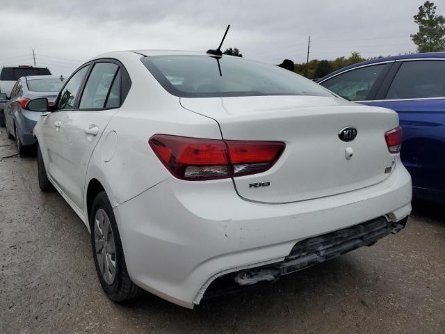 3KPA24AB9KE160250 - 2019 KIA RIO S WHITE photo 2