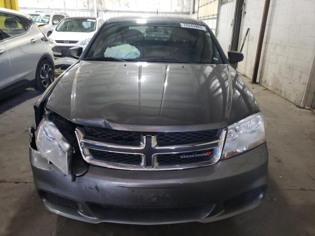 1C3CDZAB4DN526537 - 2013 DODGE AVENGER SE CHARCOAL photo 5