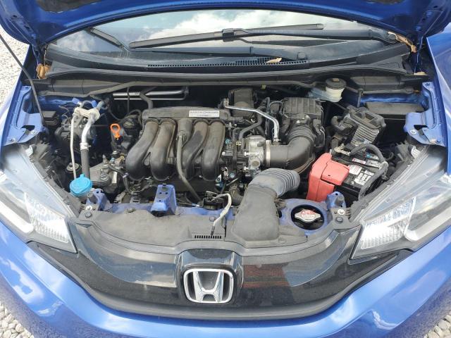 3HGGK5H50HM714033 - 2017 HONDA FIT LX BLUE photo 11