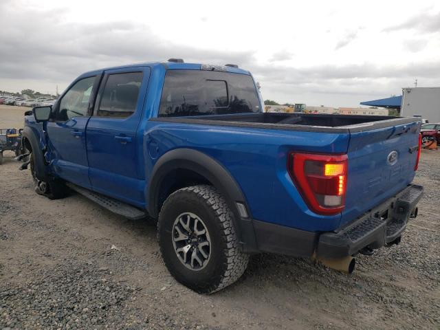 1FTFW1RG3MFD12752 - 2021 FORD F150 RAPTOR BLUE photo 2