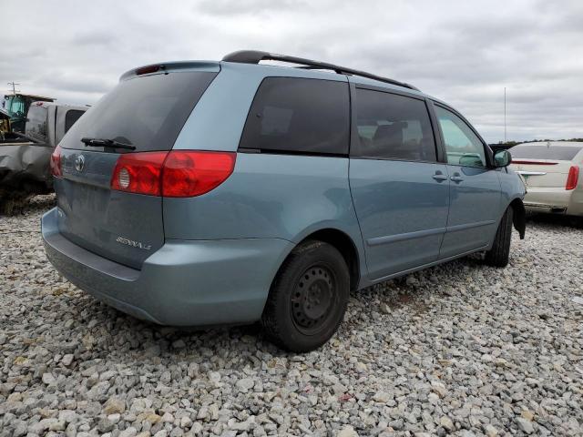 5TDZK23C88S196345 - 2008 TOYOTA SIENNA CE BLUE photo 3