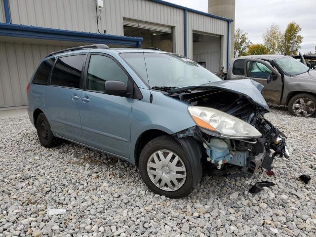 5TDZK23C88S196345 - 2008 TOYOTA SIENNA CE BLUE photo 4