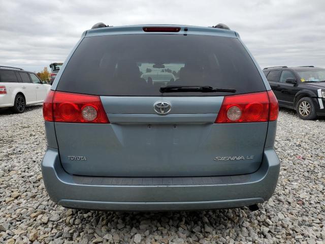 5TDZK23C88S196345 - 2008 TOYOTA SIENNA CE BLUE photo 6