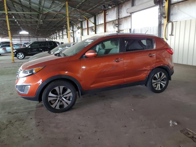 KNDPC3A24B7137895 - 2011 KIA SPORTAGE EX ORANGE photo 1