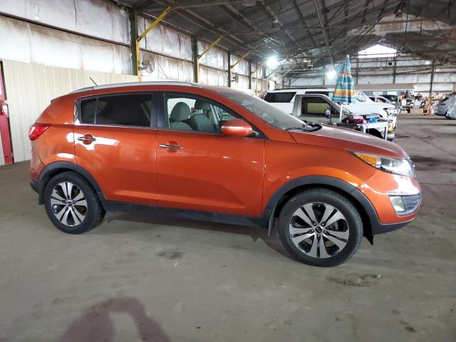 KNDPC3A24B7137895 - 2011 KIA SPORTAGE EX ORANGE photo 4