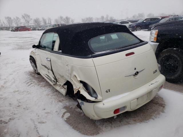 3C3AY75S65T525675 - 2005 CHRYSLER PT CRUISER GT WHITE photo 2