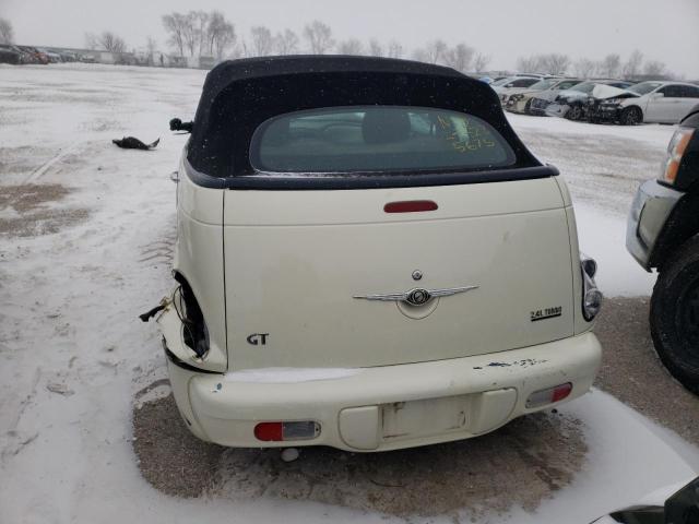 3C3AY75S65T525675 - 2005 CHRYSLER PT CRUISER GT WHITE photo 6