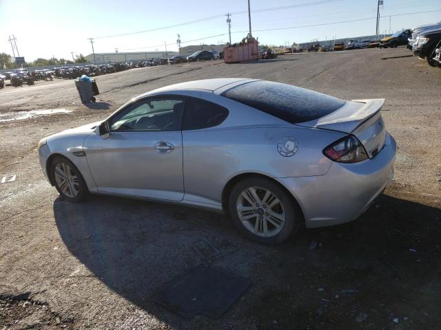 KMHHM66D78U292847 - 2008 HYUNDAI TIBURON GS SILVER photo 2