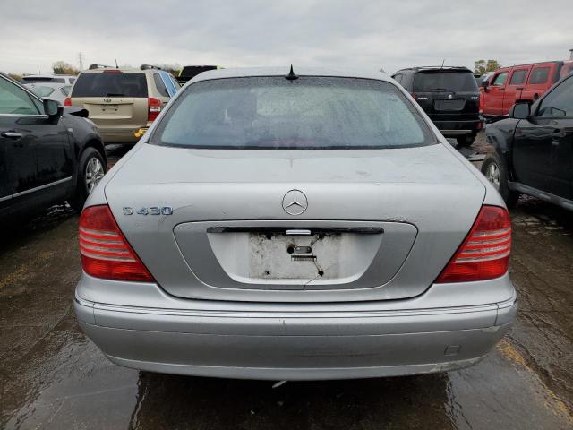 WDBNG70J83A372668 - 2003 MERCEDES-BENZ S 430 GRAY photo 6