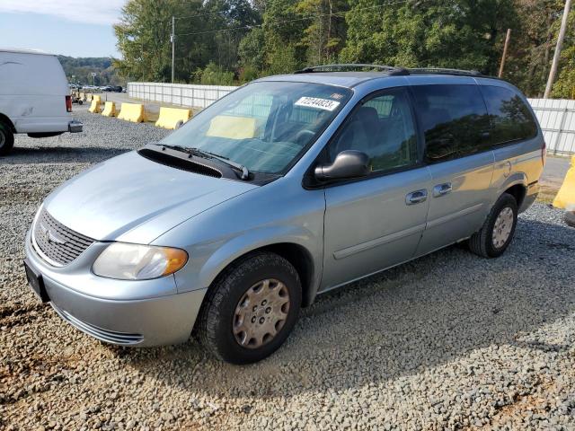 2C8GP44R94R502445 - 2004 CHRYSLER TOWN & COU LX BLUE photo 1