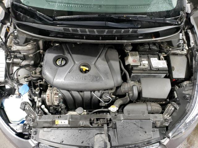 5NPDH4AE7EH507290 - 2014 HYUNDAI ELANTRA SE GRAY photo 11