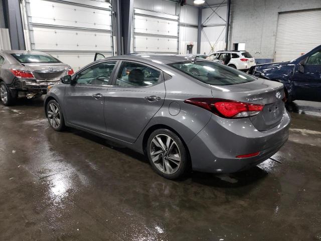 5NPDH4AE7EH507290 - 2014 HYUNDAI ELANTRA SE GRAY photo 2