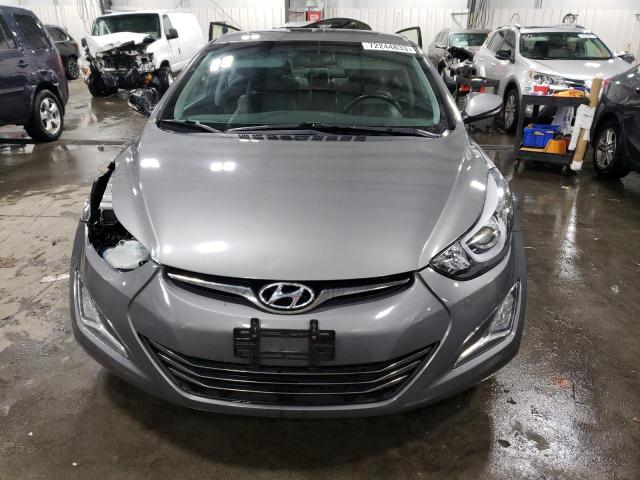 5NPDH4AE7EH507290 - 2014 HYUNDAI ELANTRA SE GRAY photo 5