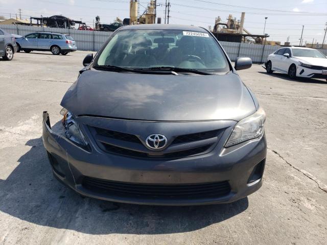 2T1BU4EE8BC536986 - 2011 TOYOTA COROLLA BASE GRAY photo 5