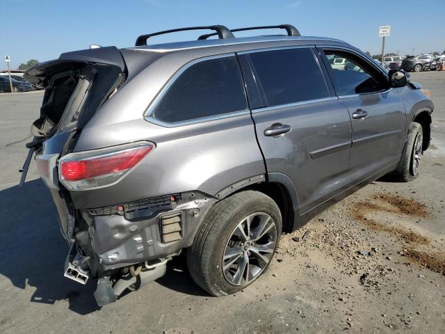 5TDJKRFH5GS500744 - 2016 TOYOTA HIGHLANDER XLE GRAY photo 3