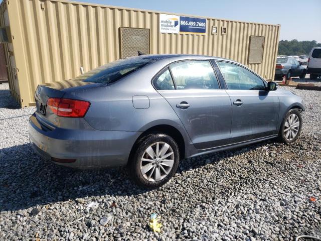 3VWD07AJ8FM296308 - 2015 VOLKSWAGEN JETTA SE GRAY photo 3