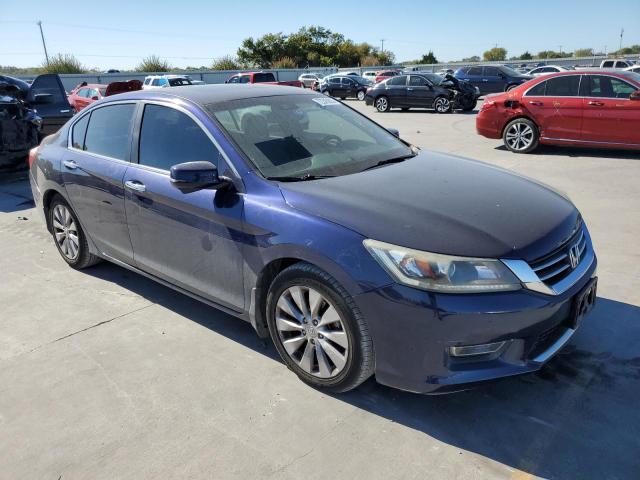 1HGCR2F80DA131779 - 2013 HONDA ACCORD EXL BLUE photo 4