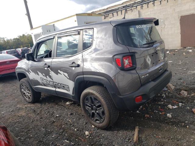 ZACNJBAB6LPL06923 - 2020 JEEP RENEGADE SPORT GRAY photo 2