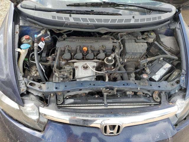 2HGFA16838H500110 - 2008 HONDA CIVIC EX BLUE photo 11