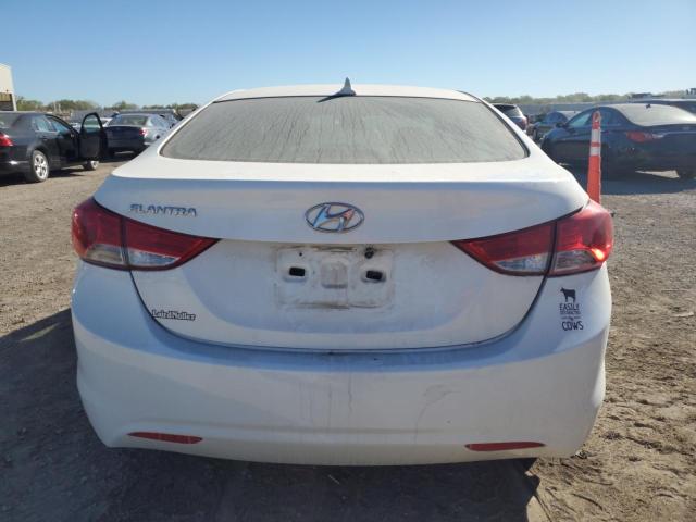 5NPDH4AE8DH373789 - 2013 HYUNDAI ELANTRA GLS WHITE photo 6