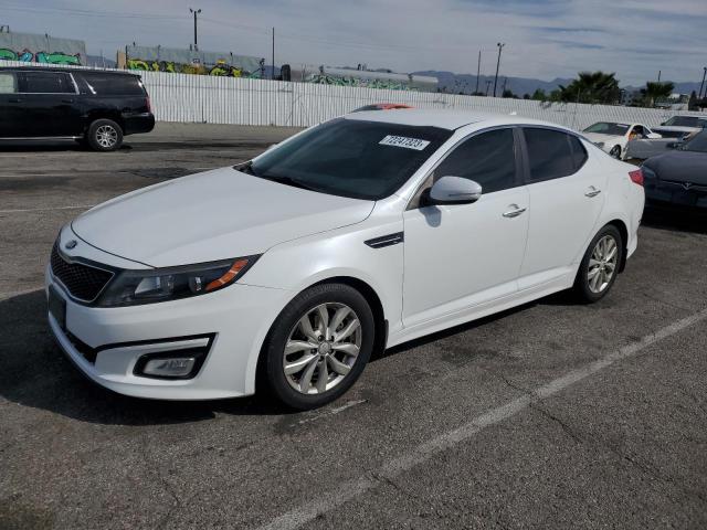 5XXGN4A78FG387066 - 2015 KIA OPTIMA EX WHITE photo 1