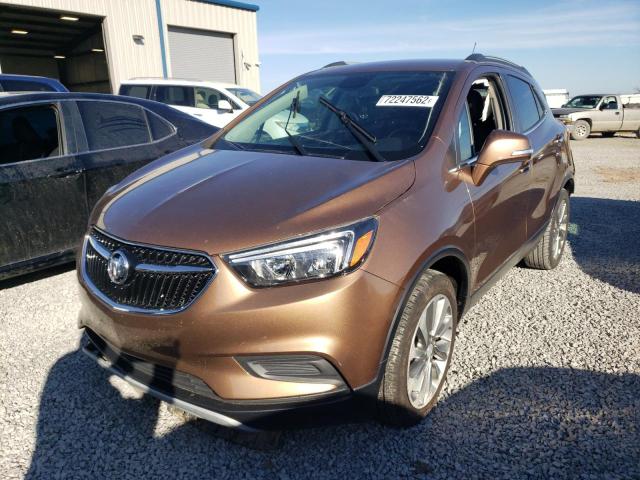 KL4CJASBXHB003853 - 2017 BUICK ENCORE PREFERRED BEIGE photo 1