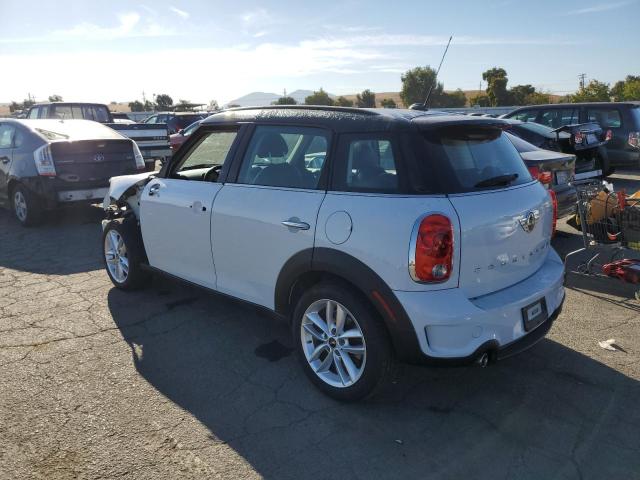 WMWZC3C53EWT00737 - 2014 MINI COOPER S COUNTRYMAN WHITE photo 2