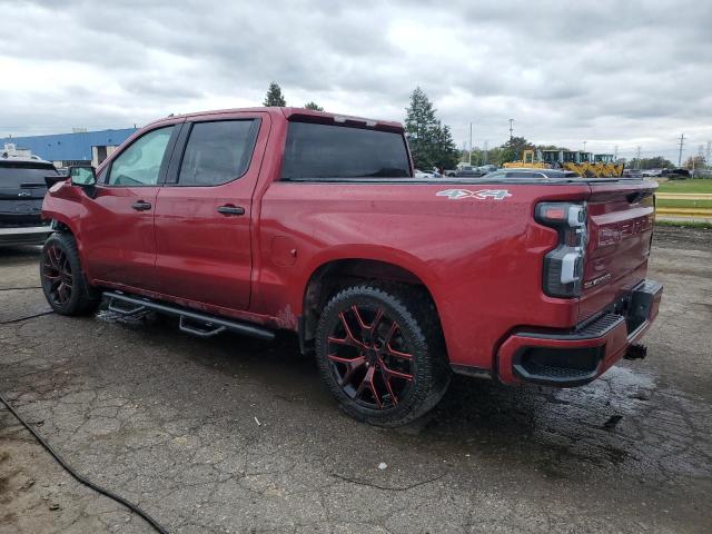 1GCPYBEH2LZ297581 - 2020 CHEVROLET SILVERADO K1500 CUSTOM RED photo 2