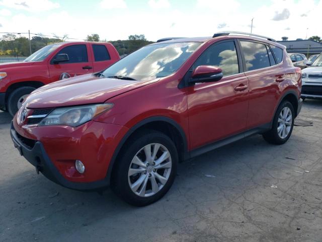 JTMDFREV4DD025975 - 2013 TOYOTA RAV4 LIMITED RED photo 1