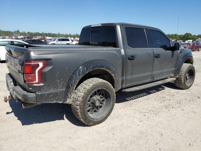 1FTFW1RG1JFD79247 - 2018 FORD F150 RAPTOR GRAY photo 3