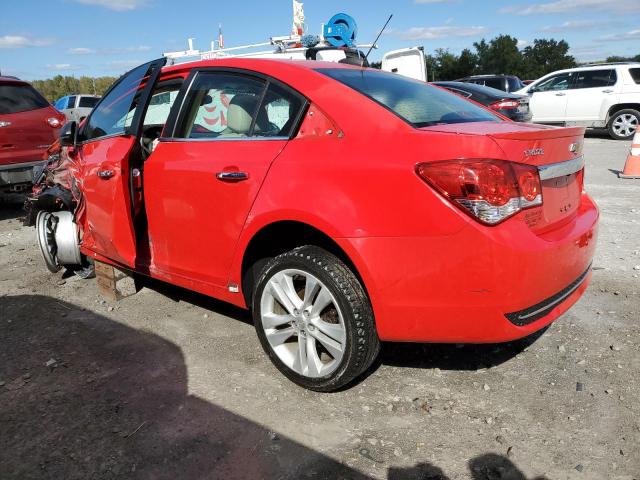 1G1PG5SB8F7182951 - 2015 CHEVROLET CRUZE LTZ RED photo 2