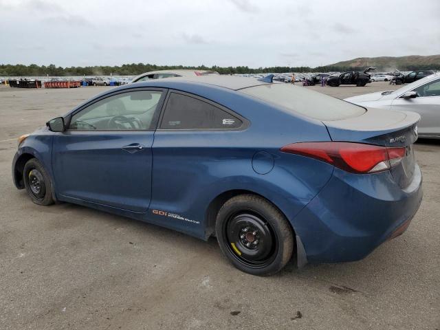 KMHDH6AH6EU027507 - 2014 HYUNDAI ELANTRA CO GS BLUE photo 2