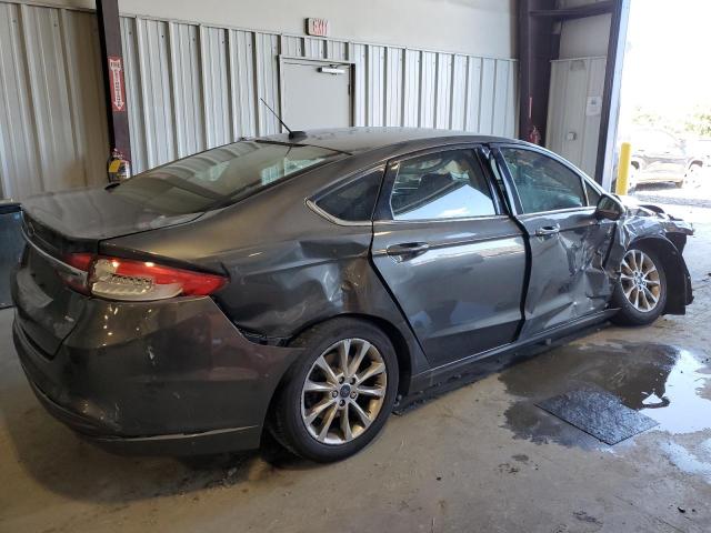 3FA6P0H75HR280376 - 2017 FORD FUSION SE GRAY photo 3