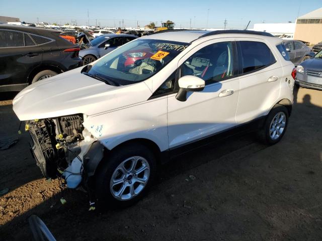 MAJ6P1UL0JC192574 - 2018 FORD ECOSPORT SE WHITE photo 1