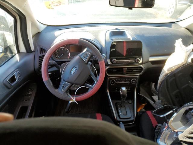 MAJ6P1UL0JC192574 - 2018 FORD ECOSPORT SE WHITE photo 8