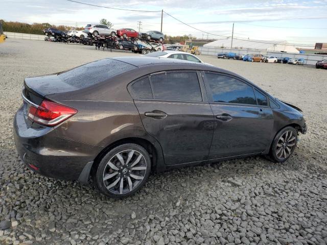 2HGFB2F90EH555072 - 2014 HONDA CIVIC EXL Շագանակագույն լուսանկար 3