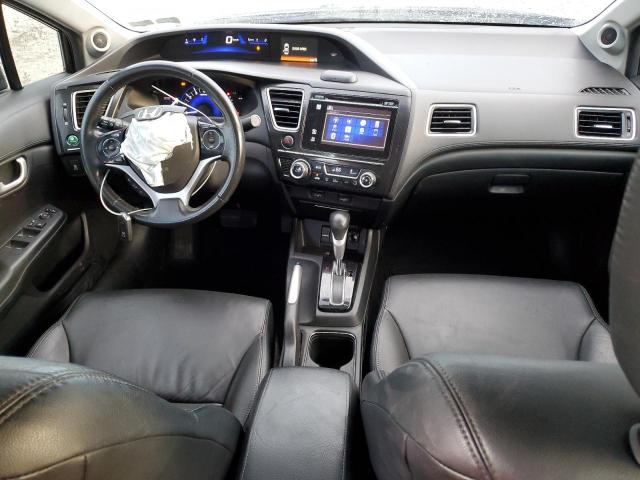 2HGFB2F90EH555072 - 2014 HONDA CIVIC EXL Շագանակագույն լուսանկար 8