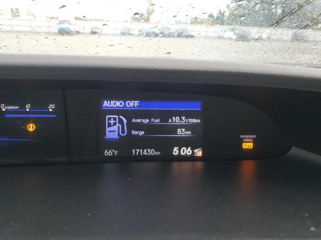 2HGFB2F90EH555072 - 2014 HONDA CIVIC EXL Շագանակագույն լուսանկար 9