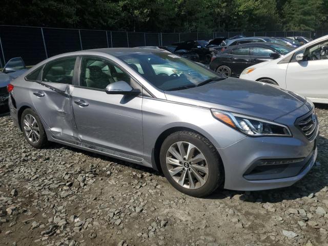 5NPE34AF5FH213447 - 2015 HYUNDAI SONATA SPORT SILVER photo 4