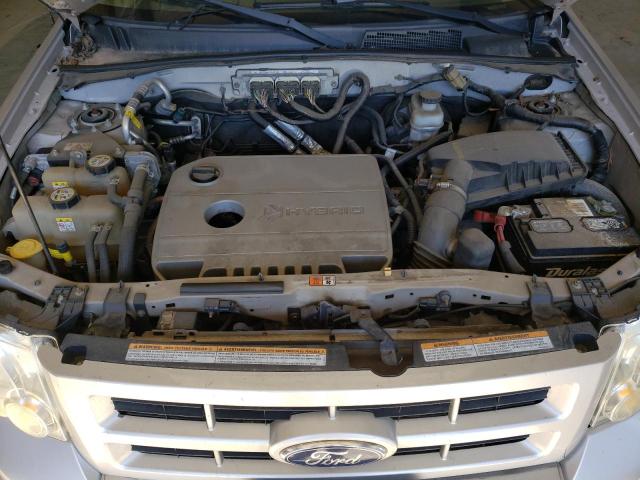 1FMCU4K32AKA85909 - 2010 FORD ESCAPE HYBRID SILVER photo 11