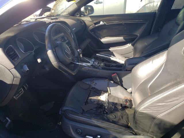 WAUCGAFR6DA025289 - 2013 AUDI S5 PREMIUM PLUS შავი ფოტო 7