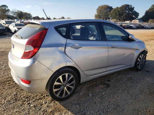 KMHCU5AE6GU237552 - 2016 HYUNDAI ACCENT SPORT SILVER photo 3