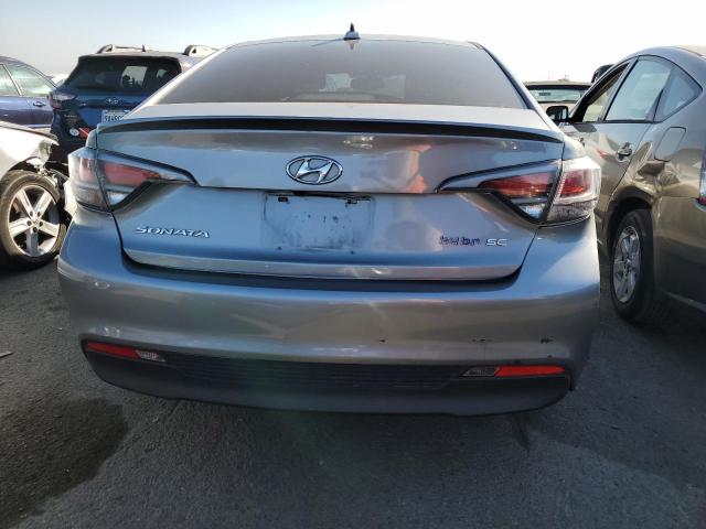 KMHE24L17GA038269 - 2016 HYUNDAI SONATA HYBRID GRAY photo 6