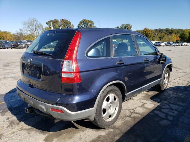 JHLRE38338C033354 - 2008 HONDA CR-V LX BLUE photo 3