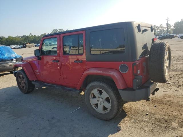 1J4HA5H17BL598562 - 2011 JEEP WRANGLER U SAHARA RED photo 2