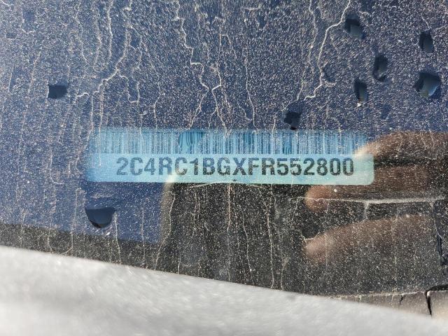 2C4RC1BGXFR552800 - 2015 CHRYSLER TOWN & COU TOURING ვერცხლისფერი ფოტო 14