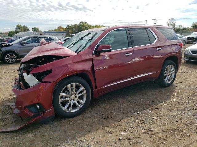 1GNEVKKW5JJ188506 - 2018 CHEVROLET TRAVERSE HIGH COUNTRY MAROON photo 1