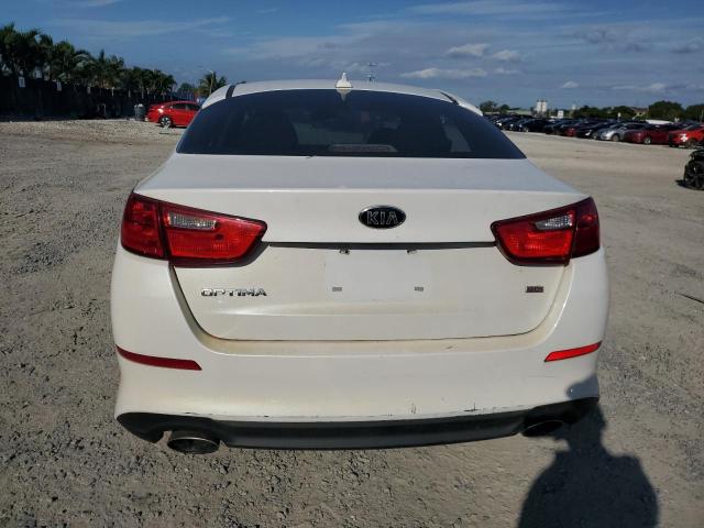 5XXGM4A76FG509653 - 2015 KIA OPTIMA LX WHITE photo 6